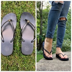 Tory Burch Heeled Flip Flops